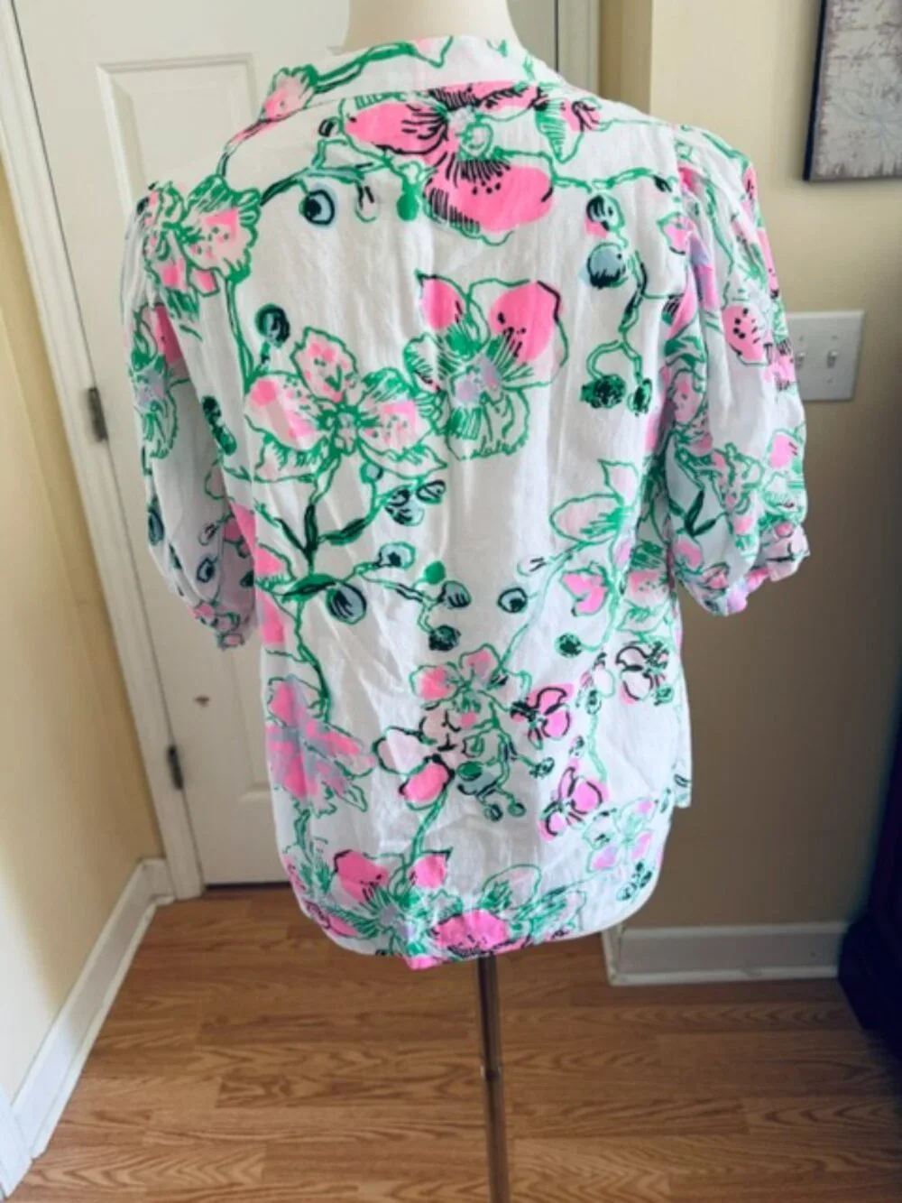 NWT Lilly Pulitzer Brinelle Top Multi Oversized Orchids on the Avenue S
